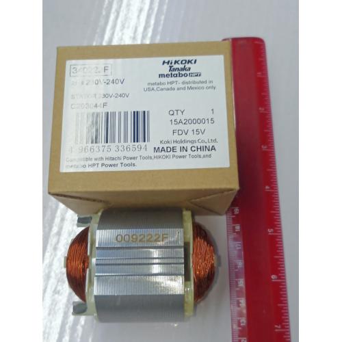 Статор електродвигуна FDV16VB2 Hikoki Hitachi 340222F Статор електродвигуна FDV16VB2 Hikoki Hitachi 340222F