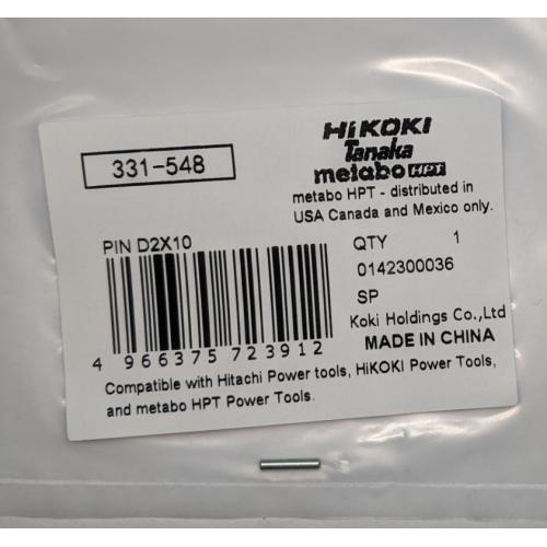Штіфт D2х10 DH28PD Hitachi Hikoki 331548 